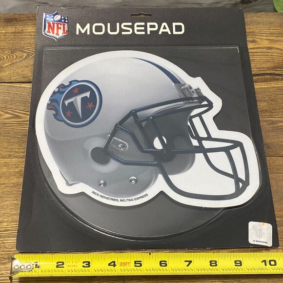 NFL Tennessee Titans Helmet MOUSE PAD Football Logo Computer Office Supply - Picture 2 of 3
